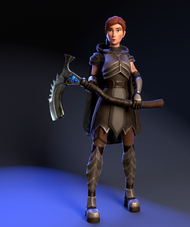 Afelia 3d character