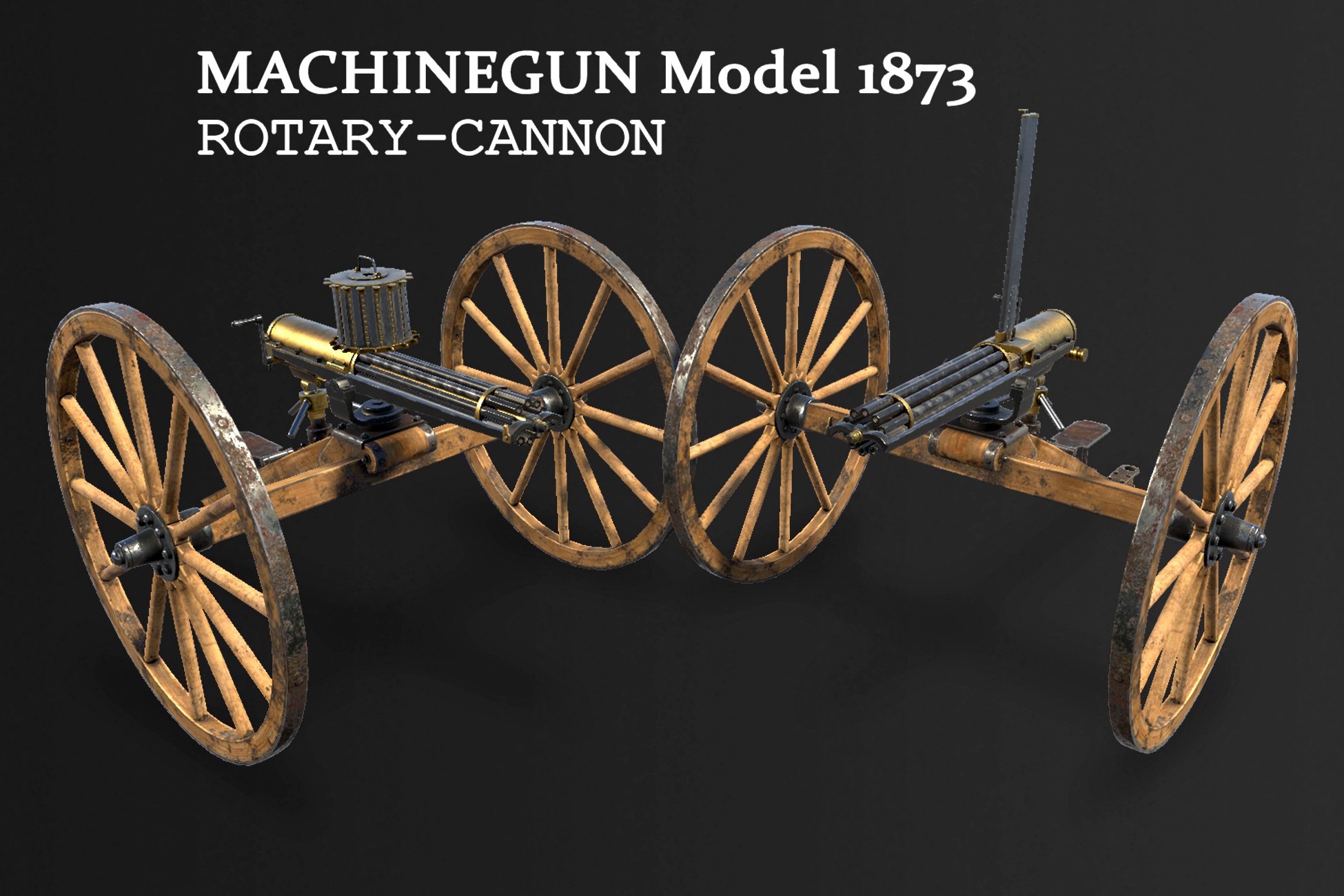 Old Machinegun Model 1873