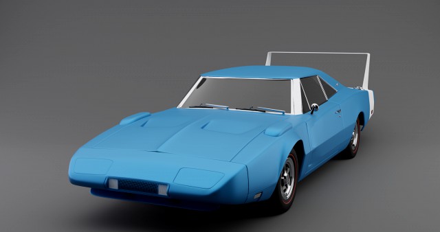 Dodge Charger Daytona 1969 Highpoly