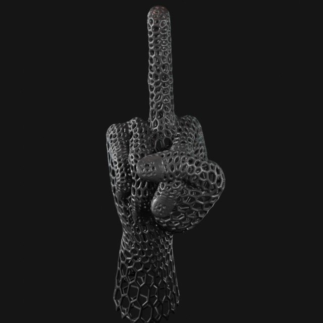 Middle finger grid