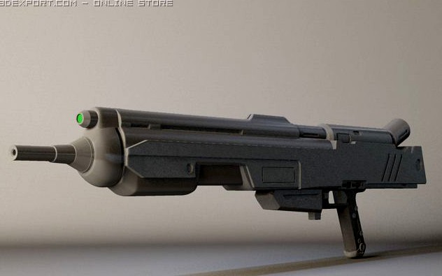 HiNu Gundam Beam Gun 3D Model