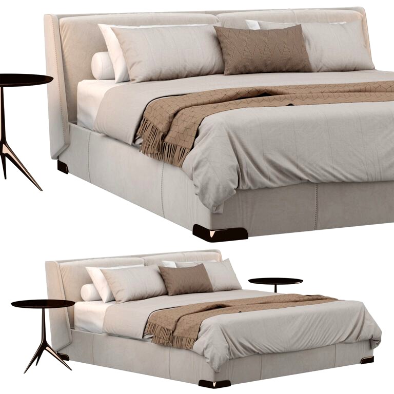 Natuzzi Fenice Bed (334453) 3d model