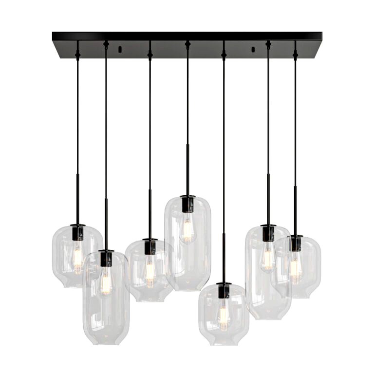 7 Light Kitchen Island Geometric Pendant chandelier (329959)