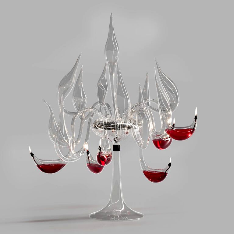 Lu-murano Air and Fire Table lamp (328214)