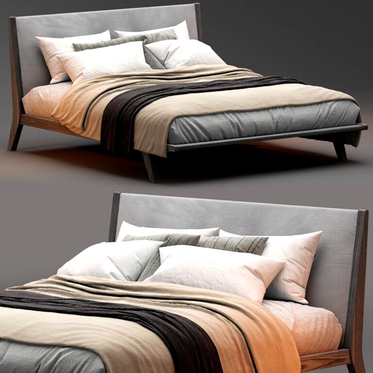 Bed Miles With Tufted Headboard By Huppe (327591)