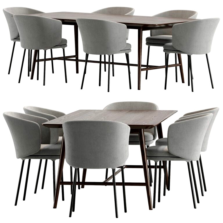 Holland table and Senso chairs (327567)