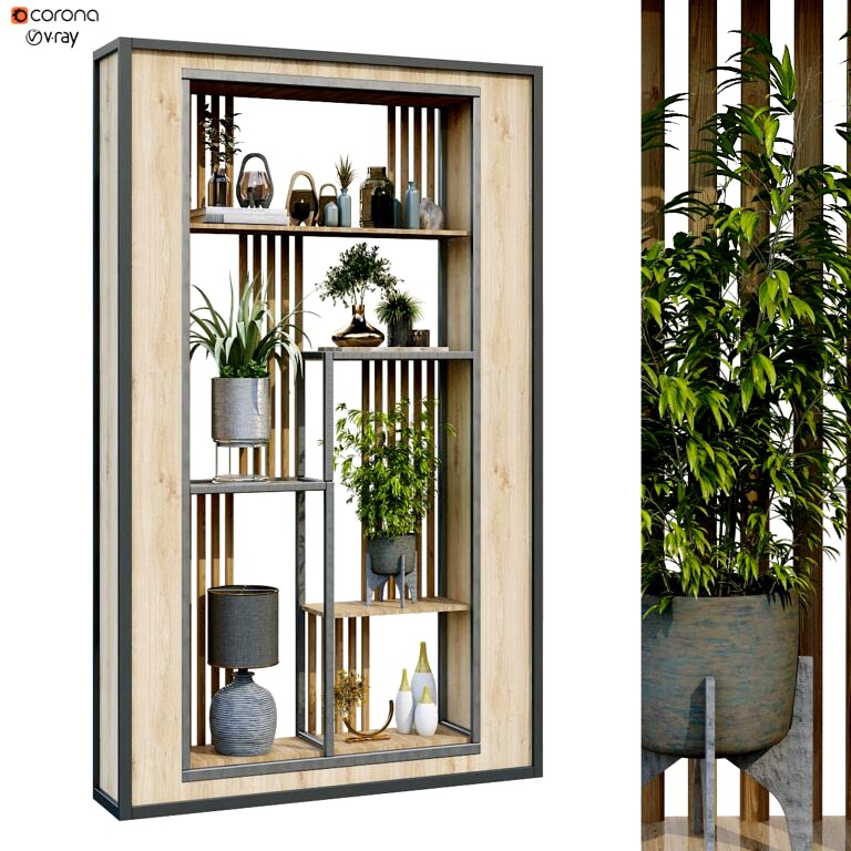 Interior vertical green partition set 243 (326418)