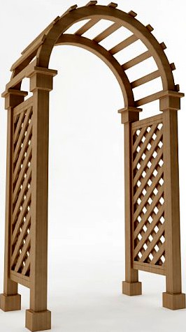 Arbor Trellis Style 3 3D Model