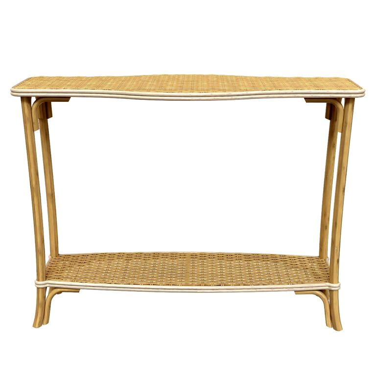 Salency Hall Natural wicker rattan console table (326112)