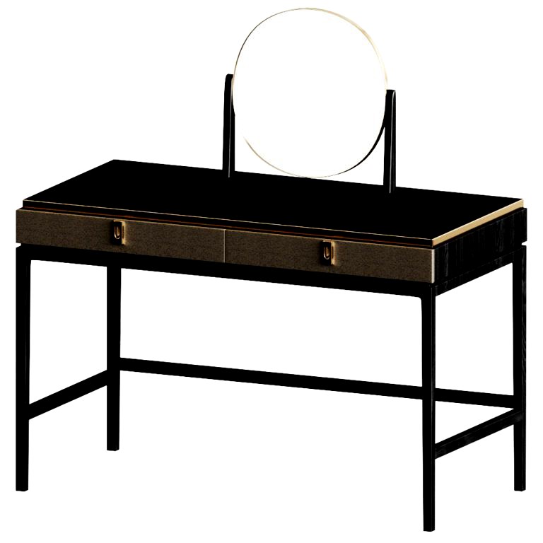 Glamor Dressing table with 2 drawers and mirror (326041)