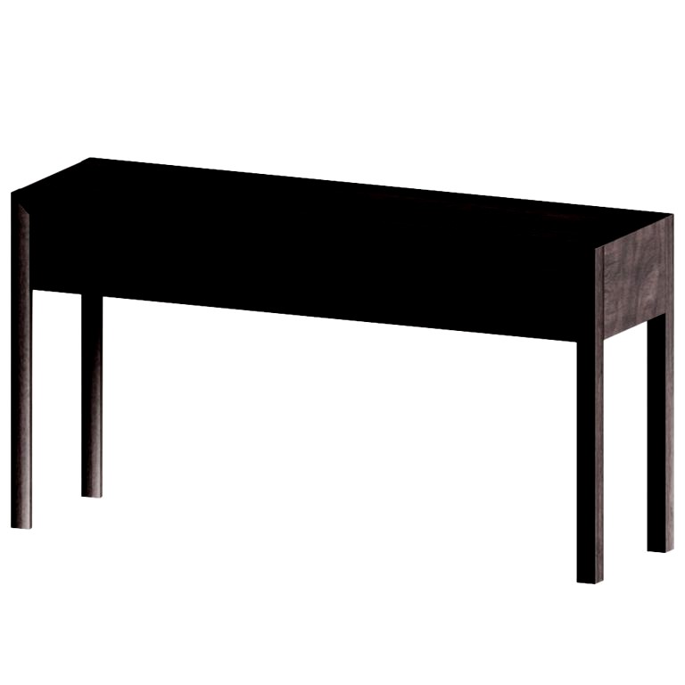 Square Console with 2 drawers (solid wood handle) (326037)