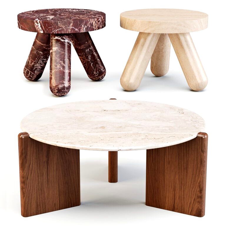 CB2: Santoro and Jaxx Coffee and Side Tables (321943)