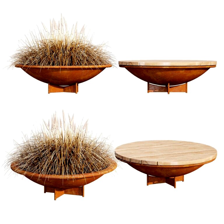 Parabel Bench and flowerbed (320641)