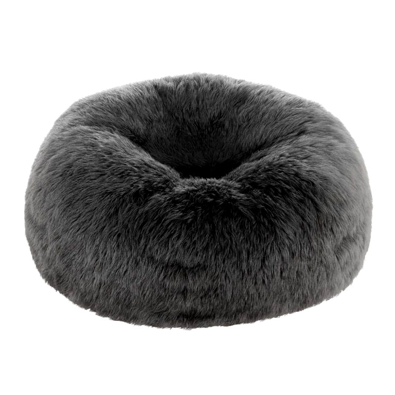 Faux Fur Bean Bag in Solid Dune (317496)