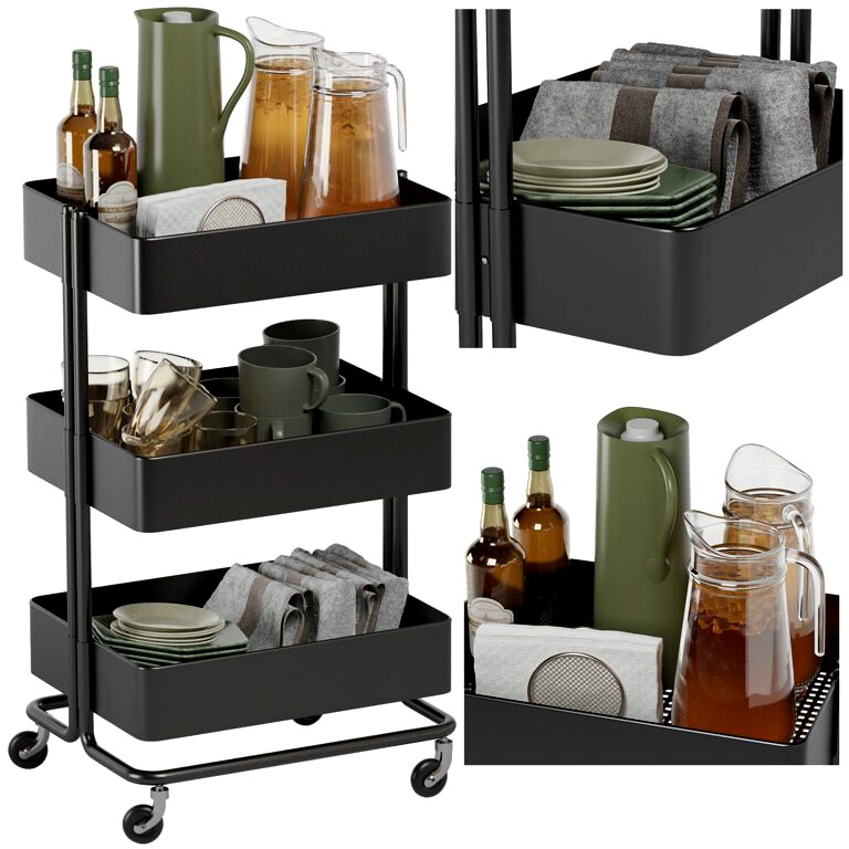 Ikea kitchen Rolling storage 2 (252761)