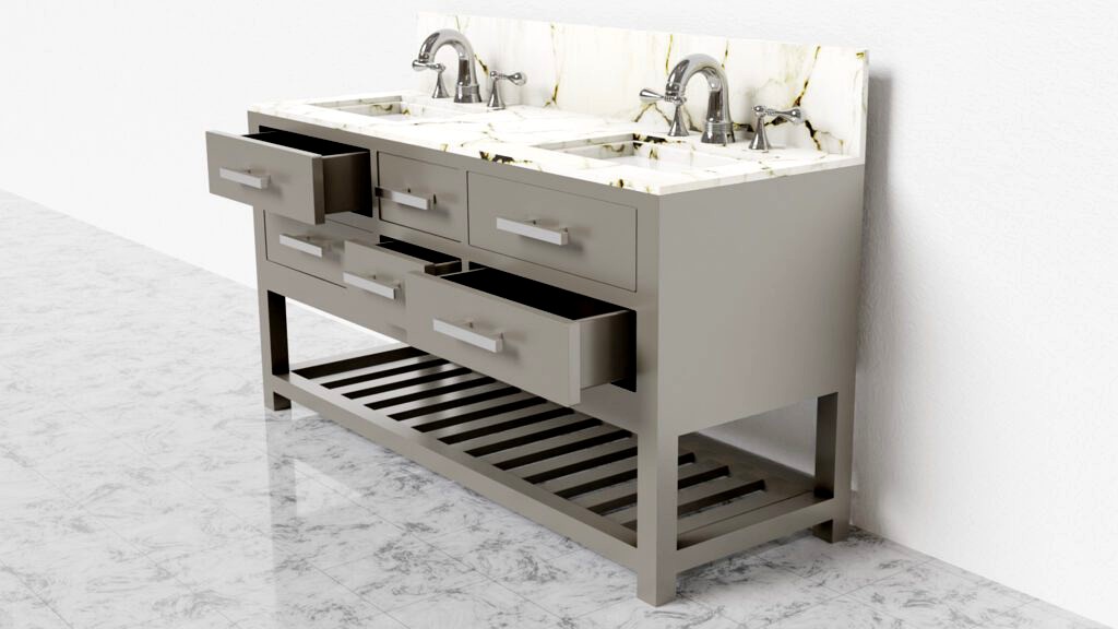 Kurt Double Bathroom Vanity Set (248689)