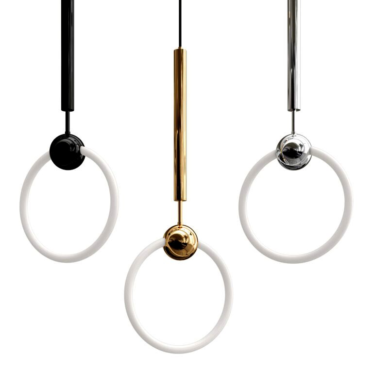 Chrome Ring pendant Light (206919)