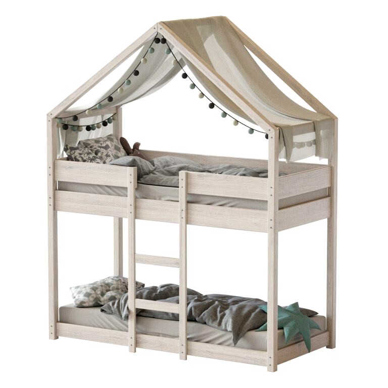 Sofie Bunk Bed ​House Cabin in White (199950)