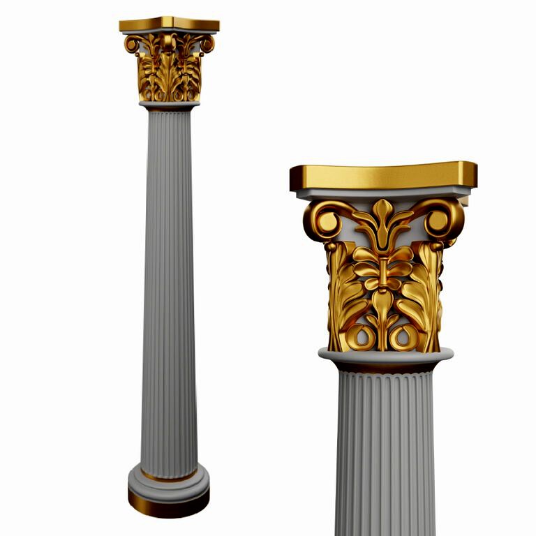 Ionic column capital (194328)