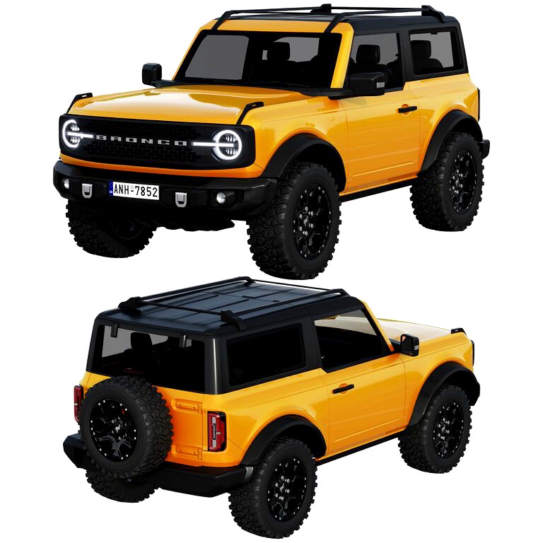 Ford Bronco 2door Car (194238) 3d model