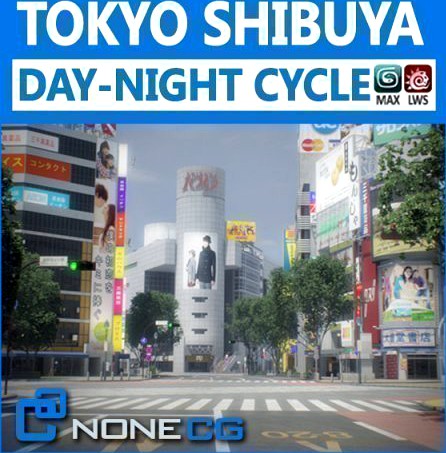 Tokyo Shibuya 3D Model