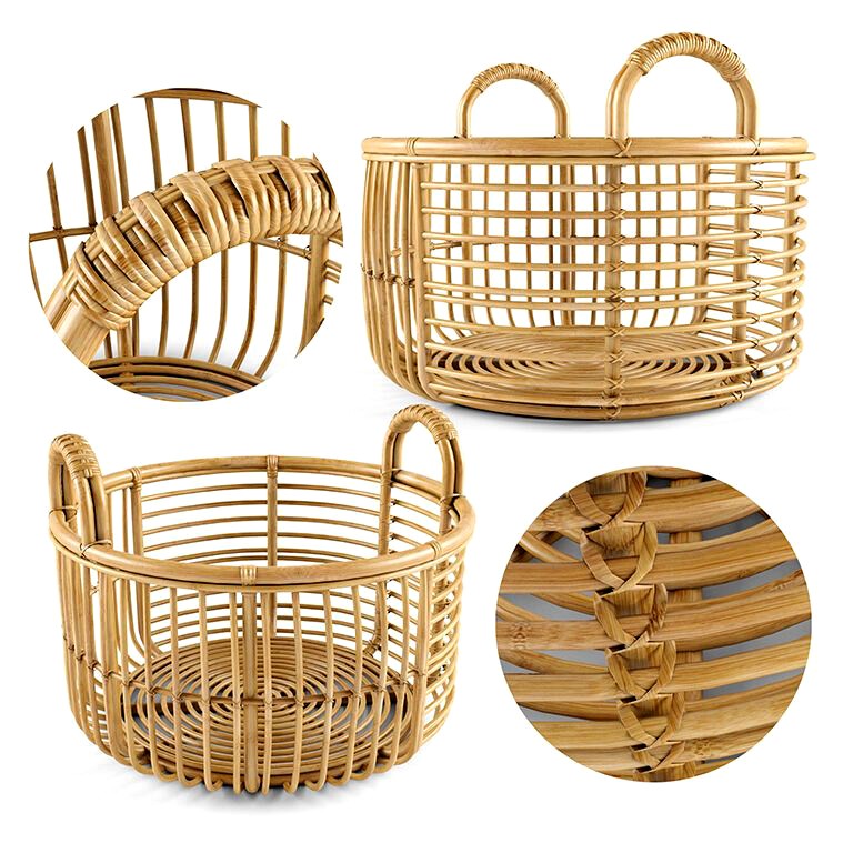 Java Low Rattan Baskets (175274)