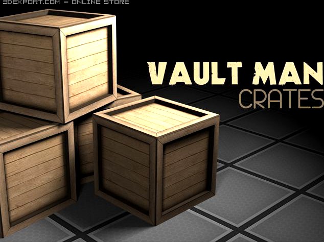 Crate  The Box 3D Model