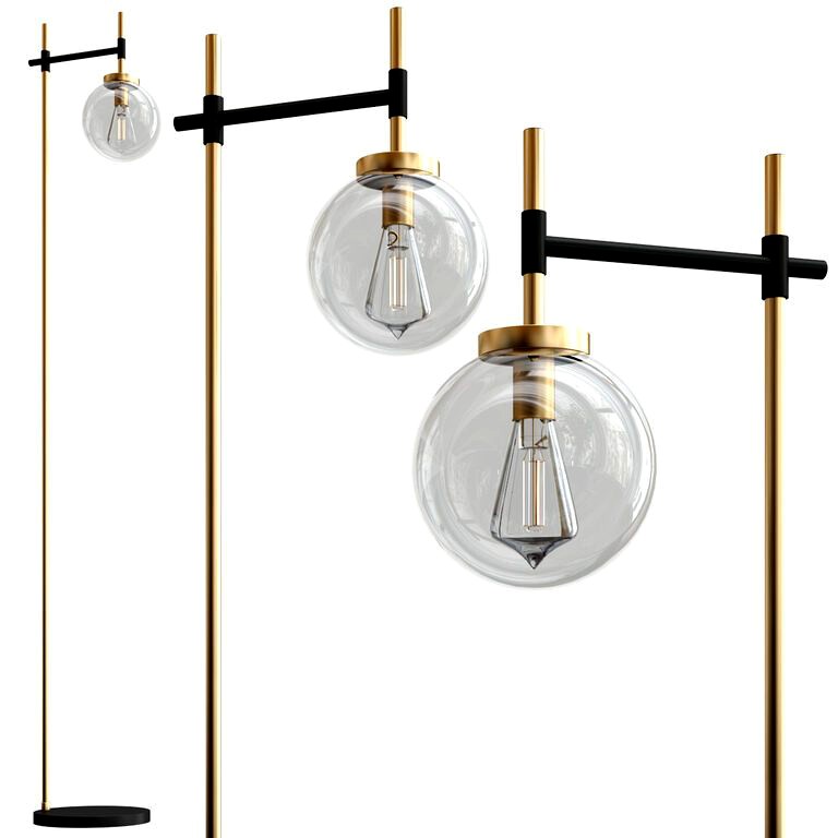 Camryn Glass Globe Floor Lamp (170894)