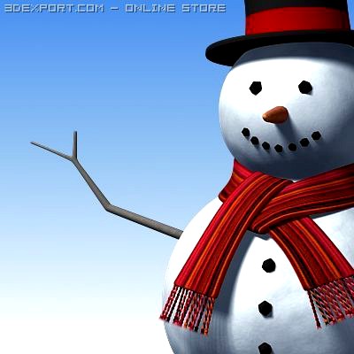 Snowman 3D Model