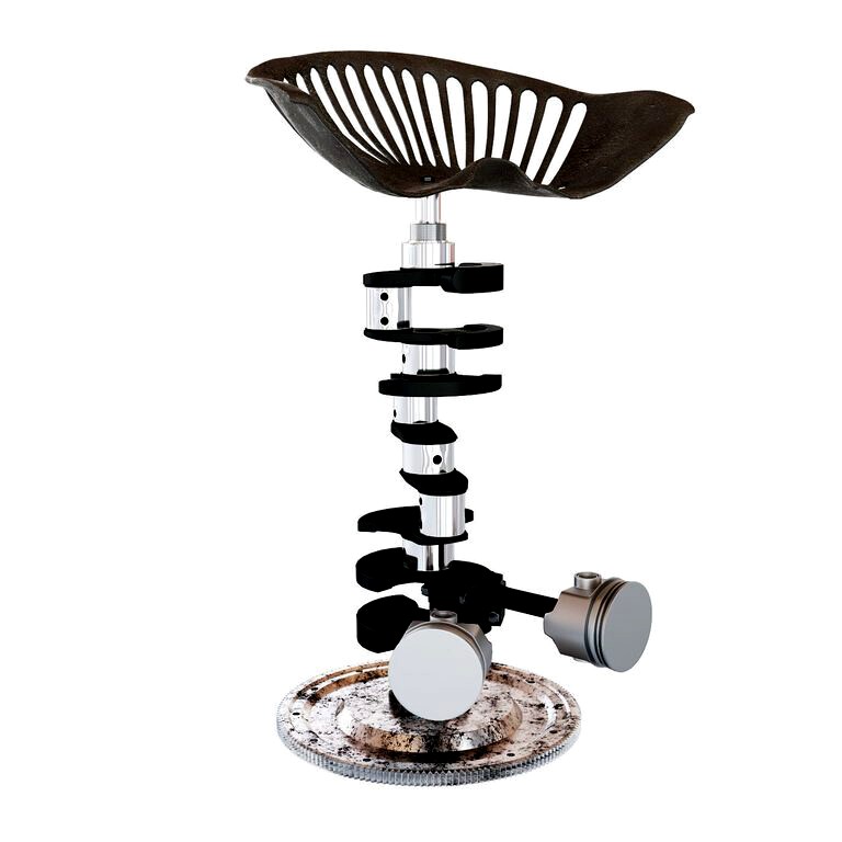 Metal bar chair (157509)