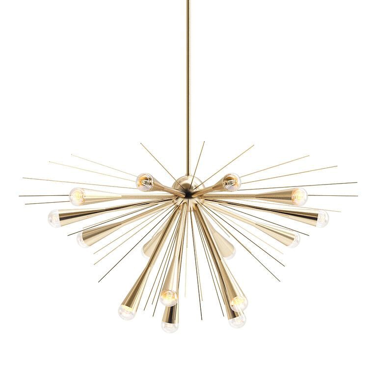 Sputnik West Elm Chandelier (154410) 3d model