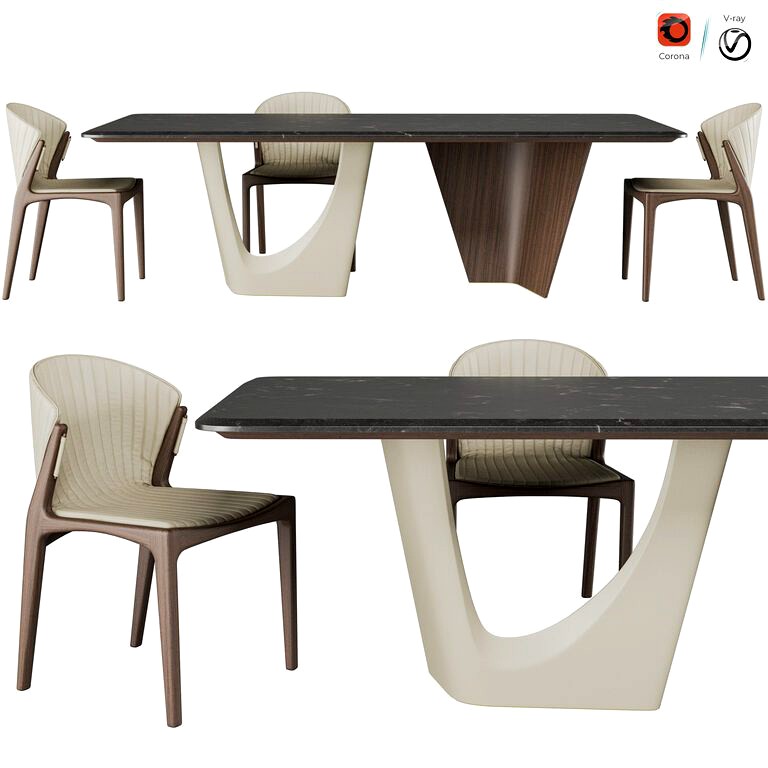 Pinnacle table And Luisa chair (152297)