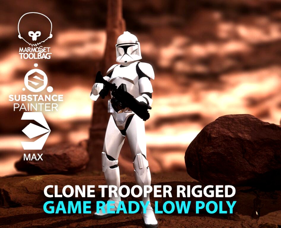 Clone trooper Phase 1 rigged (150113)