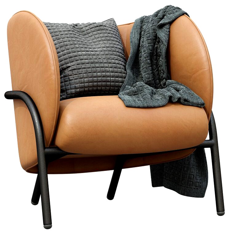 ROYCE LEATHER ARMCHAIR (142201)