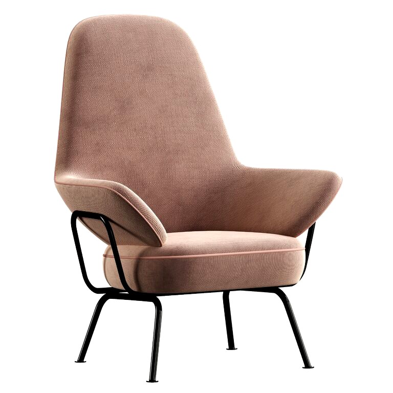 Hem Coral Melange Hai Armchair (140663)