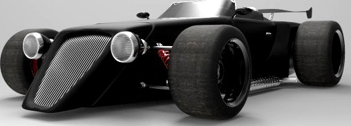 Concept Hot Rod 3D Model