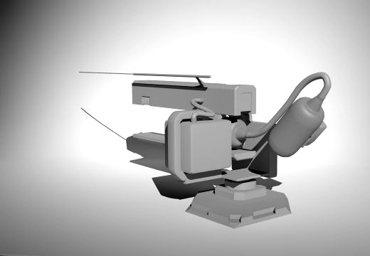 Laser weapon 3D Model