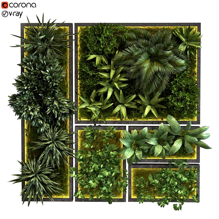Green wall set 088 (138215)