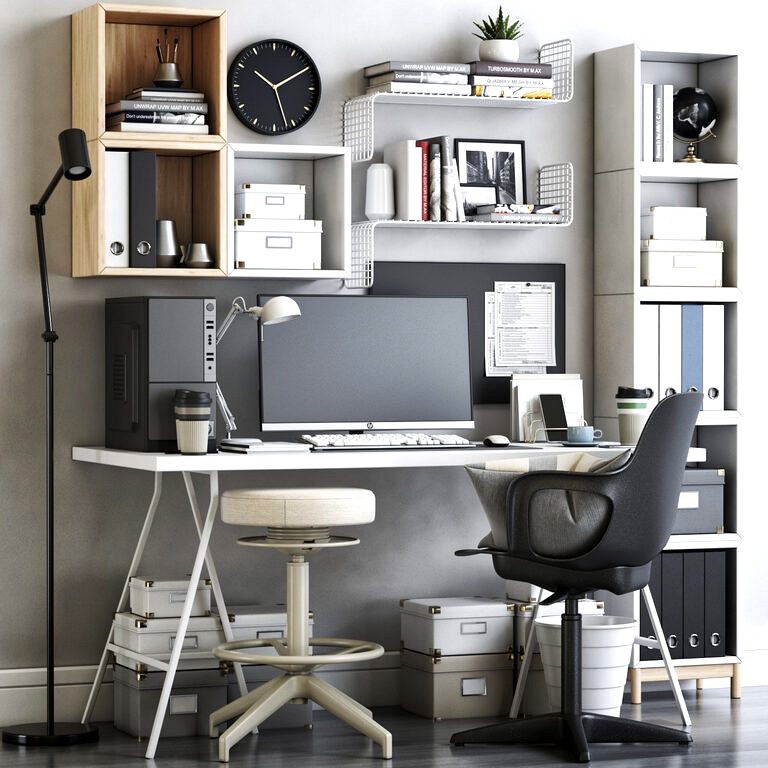 Office Workplace Ikea 61 (138010)