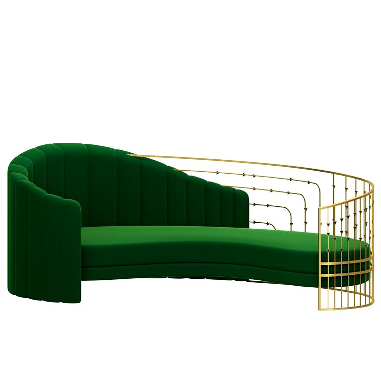 Green Sofa (137974) 3d model