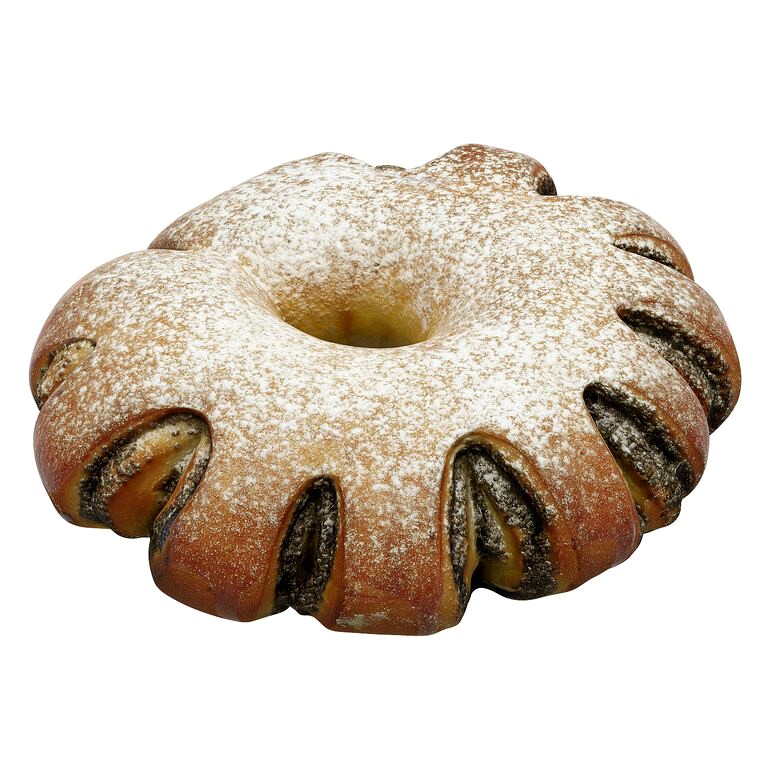 Poppy seed cake with powdered sugar 02 (137808)