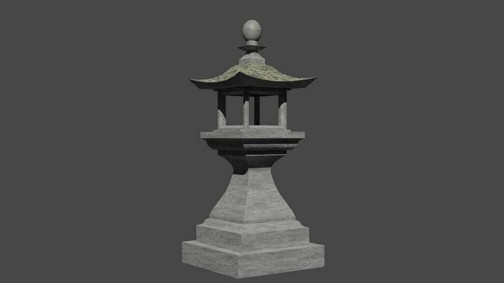 Japanese stone lantern (137371)
