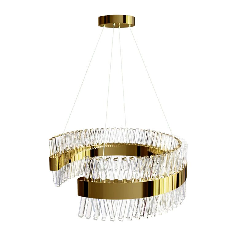 Glass chandelier LED (136713)