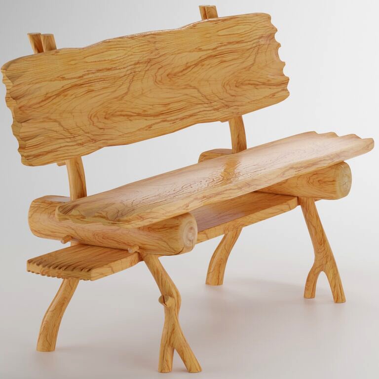 Wooden bench (132751)