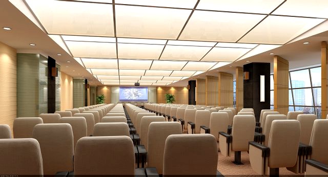 Conference spaces 010 3D Model