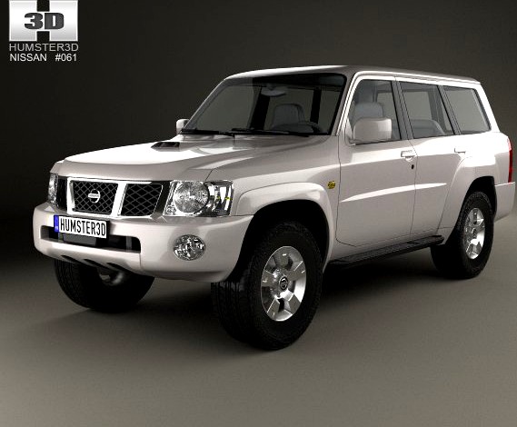 Nissan Patrol Y61 2004 3D Model