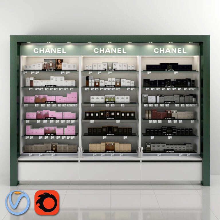 Chanel perfumery SHOPPING RACK (130620)