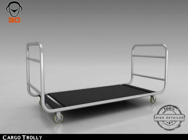 Cargo Trolly 3D Model
