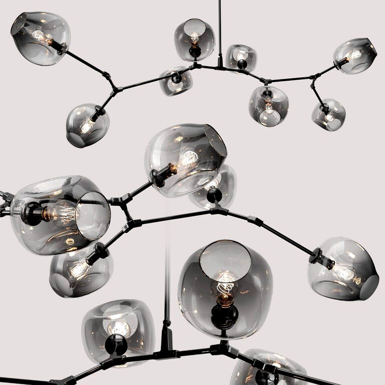 Branching bubble 8 lamps Chandelier (126514)
