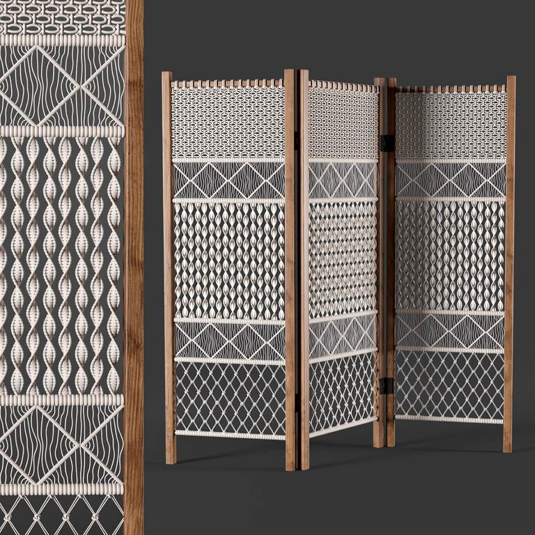 Macrame Room Divider (126510)